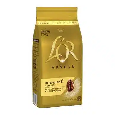 café en grains arabica torréfié avec soin