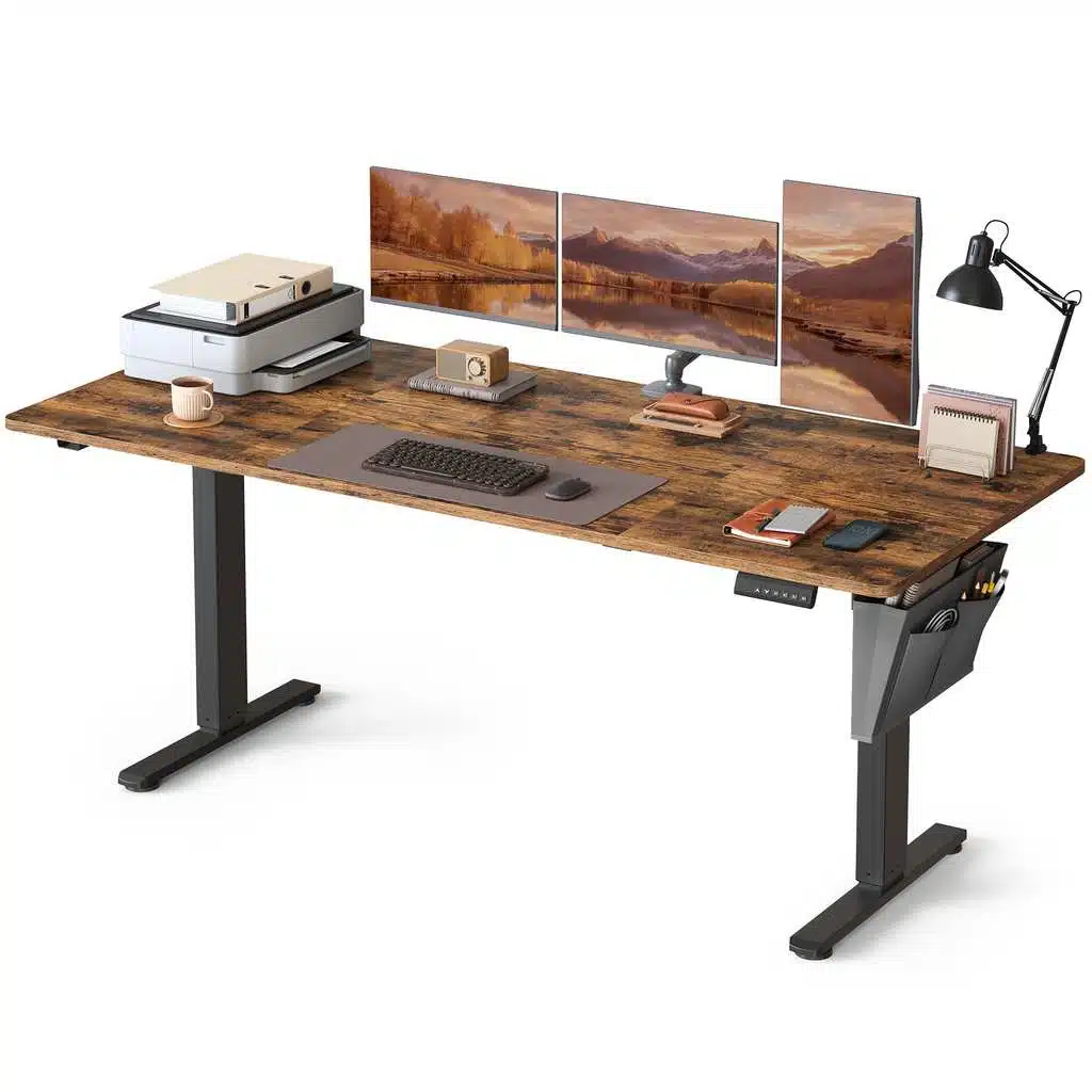 bureau électrique réglable ergonomique avec mémoire de hauteur