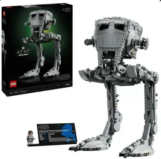 AT-ST Walker 75417 LEGO Star Wars - détails authentiques et cockpit à deux sièges