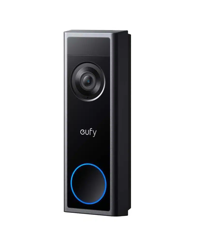 Sonnette vidéo eufy C31 2K FHD avec alimentation double et intégration HomeBase 3 et Alexa Connect