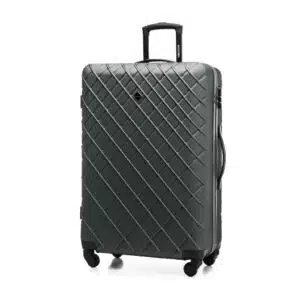 Valise rigide Wittchen Classic Line Grande Taille noir matelassé - voyage chic et robuste