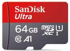 Carte mémoire microSD Sandisk 64 Go A1 Class 10 - offre en ligne