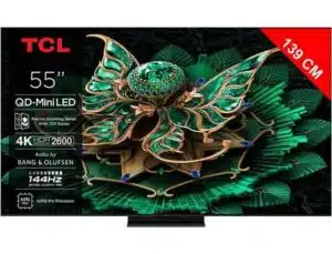 TCL 55Q7C Mini LED TV 4K HDR Dolby Vision IQ HDR10+ Google TV 144 Hz - TCL France