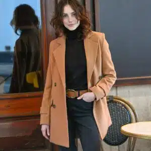 Manteau caban pea-coat avec col tailleur et double boutonnage Blancheporte