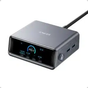 Chargeur Anker Prime 250W GaN 6 ports USB-C/USB-A avec écran LCD