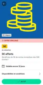 Coupon Lidl+ : 5€ de réduction sur 49€ d'achat via l'application Lidl+ activation rapide