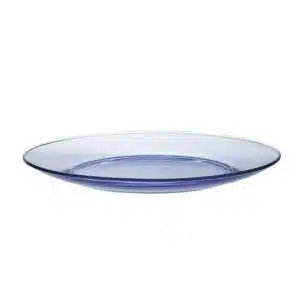 Assiette DURALEX Lys marine 23 cm en verre trempé - bleu