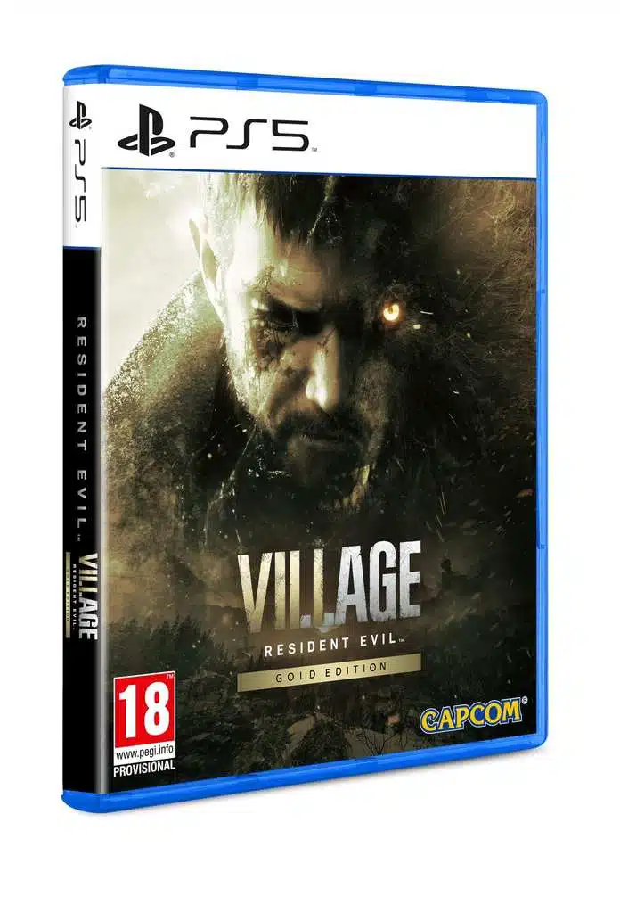 Resident Evil Village Gold Edition PS5 boîte avec DLC via voucher, langue française
