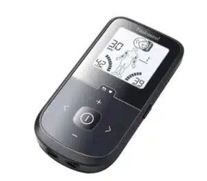 Électrostimulateur SANITAS TENS/EMS 3-en-1 – 2 canaux, 22 programmes, compact et portable