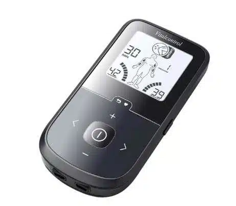 Électrostimulateur SANITAS TENS/EMS 3-en-1 – 2 canaux, 22 programmes, compact et portable