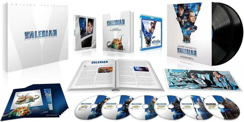 Coffret Valérian édition limitée: Blu-ray 4K UHD, steelbook, vinyle et contenus exclusifs