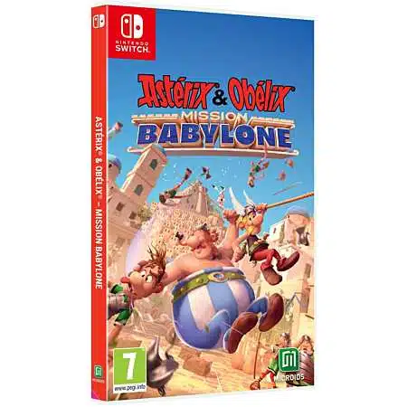 Image du jeu Astérix & Obélix Mission Babylone sur Nintendo Switch avec offre Leclerc et précommande