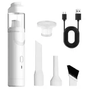 Aspirateur à main USB sans fil avec accessoires pour voiture en promotion