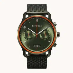 Montre Detomaso Sorpasso Velocità Olive - chronographe sport chic et élégant