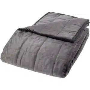 Couverture lestée DormiZen 140x200 cm 7 kg avec housse lavable