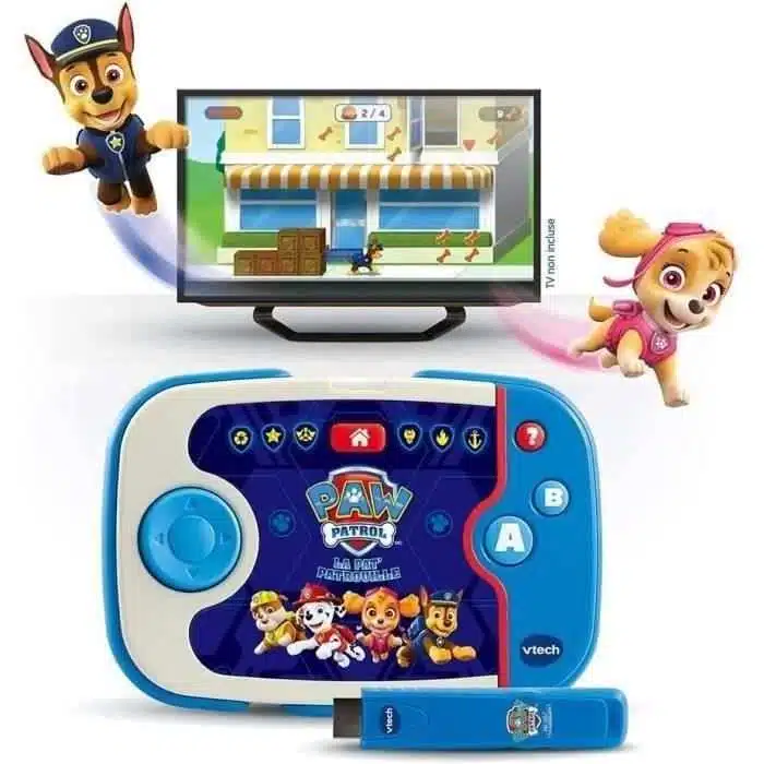 Console éducative VTech Pat Patrouille avec manette sans fil et livraison relais gratuite