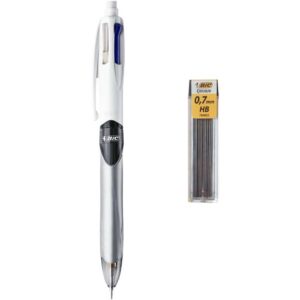 Stylo BIC 4 couleurs 31HB avec porte-mine HB intégré et mécanisme rétractable