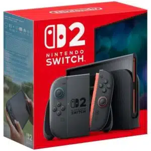 Nintendo Switch 2 Bleu Clair et Rouge Clair – 7.9'' HDR, docking 4K, 256 Go