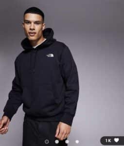 Sweat à capuche oversize The North Face Essential noir - image produit