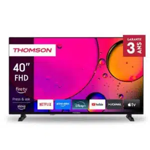 Aperçu du téléviseur Thomson 40 pouces LED FHD avec Fire TV intégré - HDR10, AirPlay, Dolby Audio