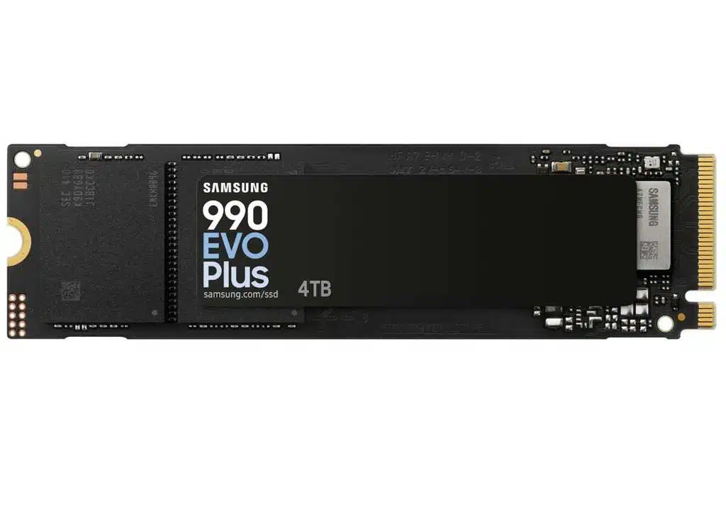 SSD Samsung 990 EVO Plus 4To - performances PCIe 4.0 x4 et PCIe 5.0 x2 avec TurboWrite 2.0