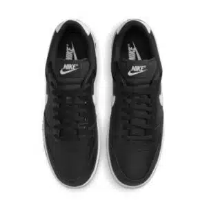 Nike Big Low Chaussures Noir/Blanc en cuir avec semelle en caoutchouc – offre à 44,99€