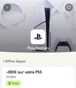 PS5 Sony PlayStation Direct offre étudiant avec réduction de 100€