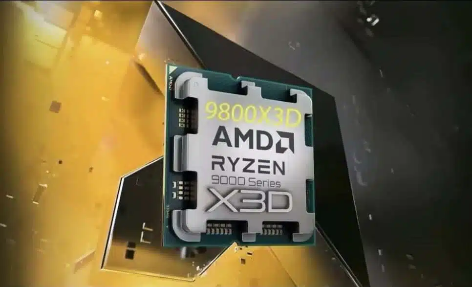 Processeur AMD Ryzen 7 9800x3d avec cache 3D V-Cache sur plateforme AM5