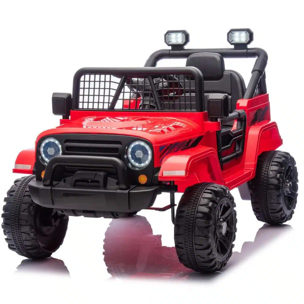 Mini véhicule électrique 12V LALAHO avec télécommande et pneus tout-terrain