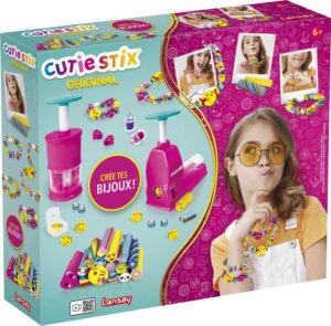 Bracelets enfants Lansay CUTIE STIX Original kit création perles colorées sécurité