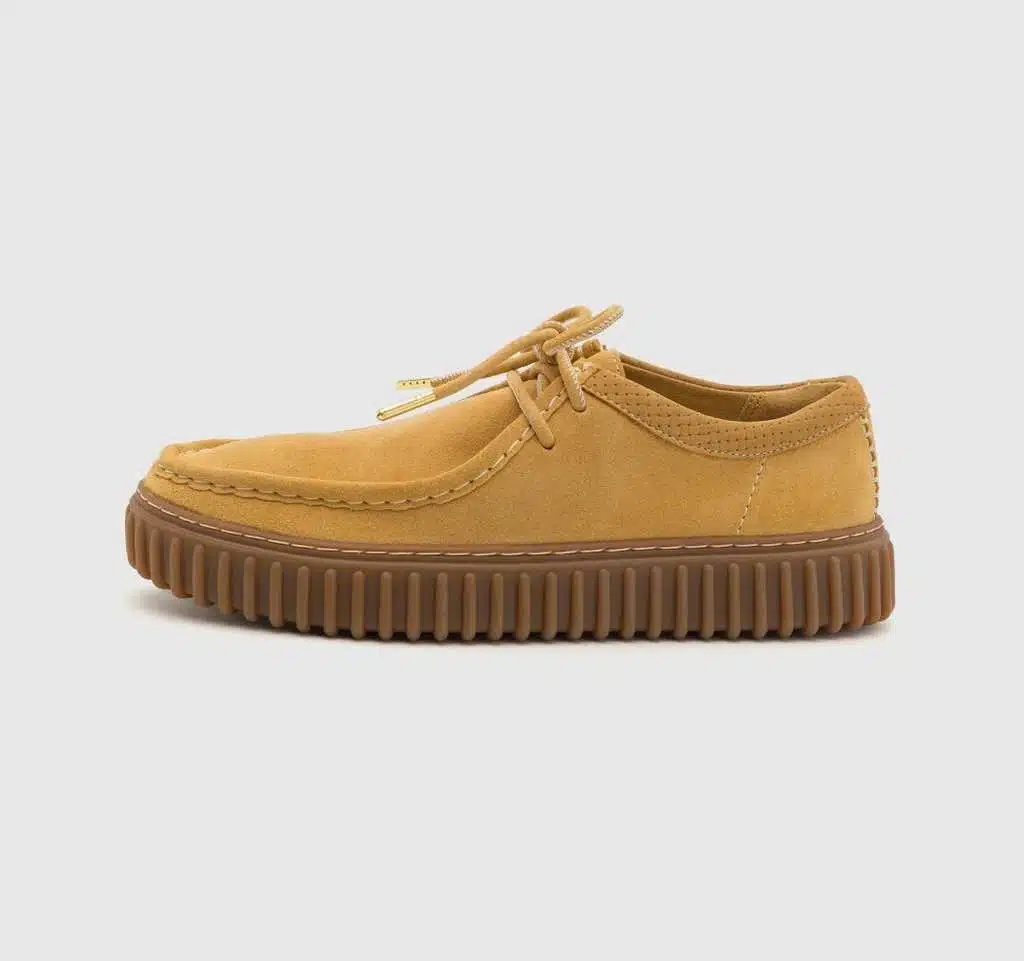Clarks Torhill Lo Havane – daim Dark Sand, chaussures casual, confort durable