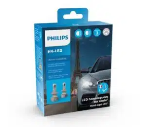 Ampoules LED Philips Ultinon Pro6001 HL H4 homologuées route France - pack de 2