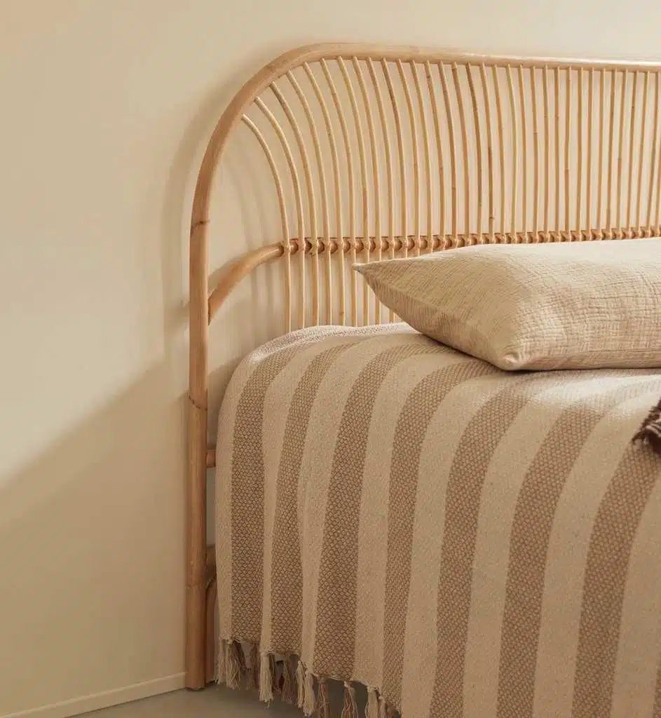 Tête de lit Colette en rotin par The Bradery – dimensions 200 cm x 110 cm, rotin naturel