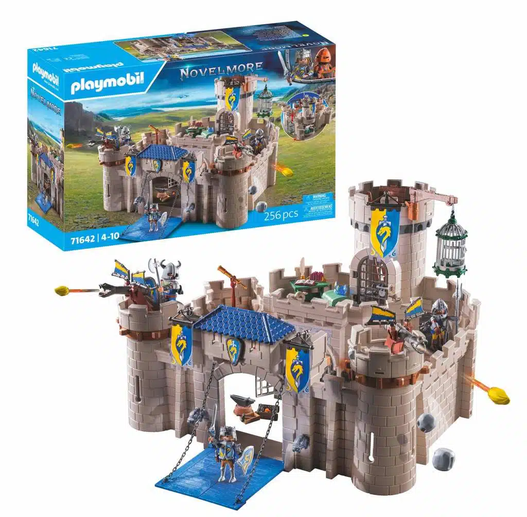 Citadelle des Chevaliers Playmobil Arwynn 256 pièces, château fort, pont-levis et dragons