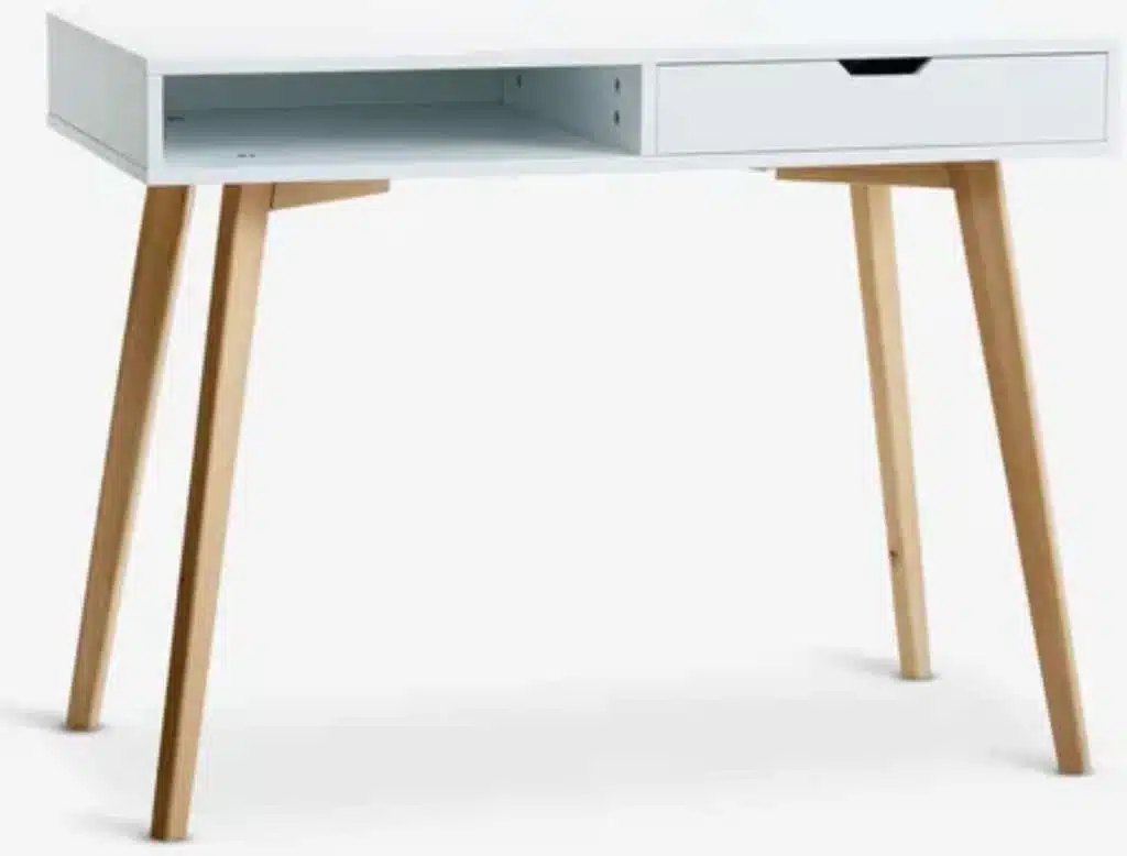 Bureau Tamholt 50x100 cm Blanc Naturel – Jysk France