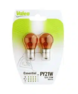 Ampoules Valeo PY21W clignotant duo - pack de 2 pour éclairage automobile