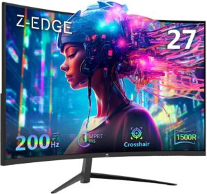 Écran incurvé Z-Edge 27 pouces, 200 Hz, France