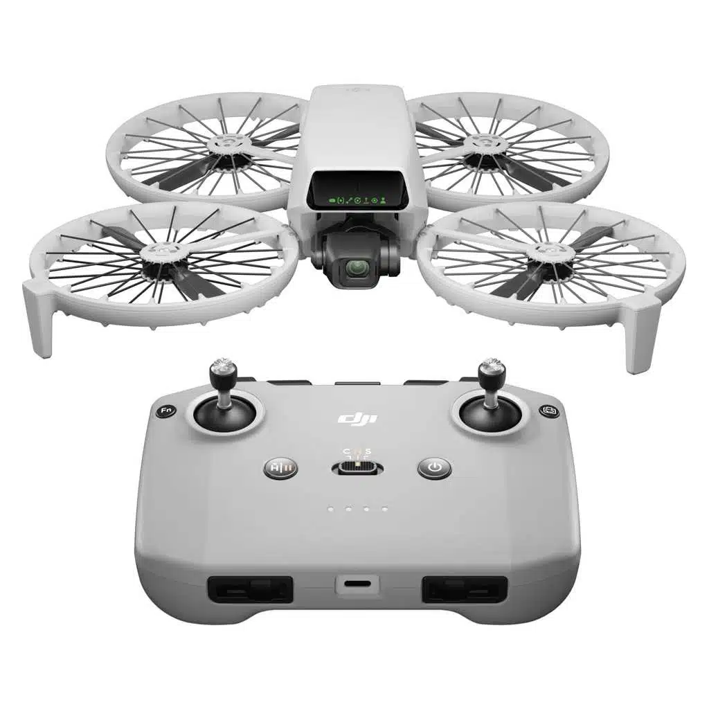 DJI Flip 4K drone, stabilisation 3 axes, 4K UHD camera, poids <249g, autonomie 31 minutes, transmission jusqu'à 13 km