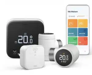 Kit tado° X: thermostat connecté multi-zone avec 2 têtes et Bridge X, compatible Matter/Thread