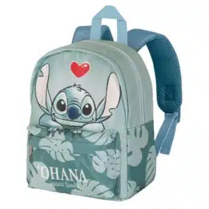 Sac à dos préscolaire Stitch Disney léger 27x22x9 cm avec dos rembourré