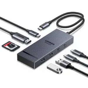 UGREEN Revodok Pro Dock USB-C 8-en-1 hub: HDMI 4K60, SD/TF, USB-C 10Gbps, PD 100W