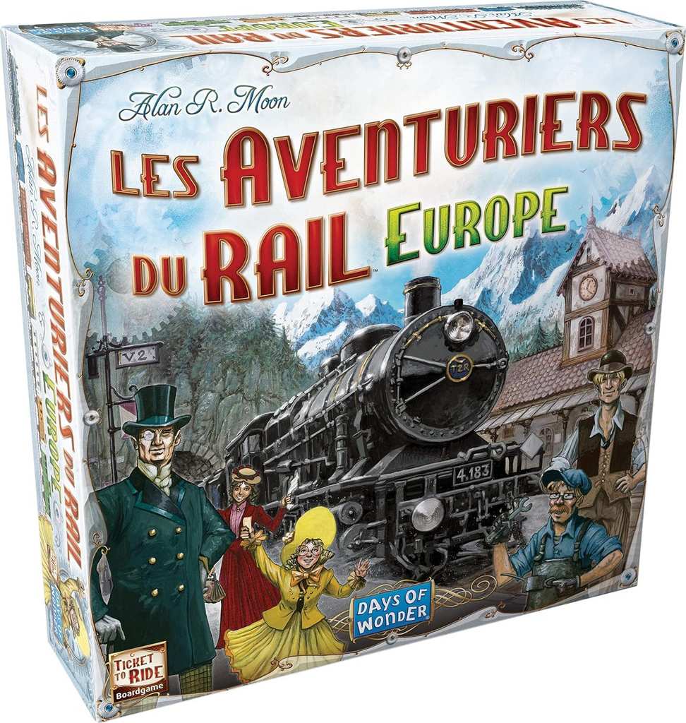 Les Aventuriers du Rail Europe Days of Wonder FR édition Europe - offre spéciale