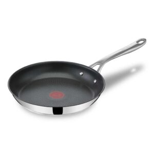 Poêle inox Tefal Jamie Oliver Direct Inox 24 cm avec Thermo-Signal et revêtement antiadhésif titane