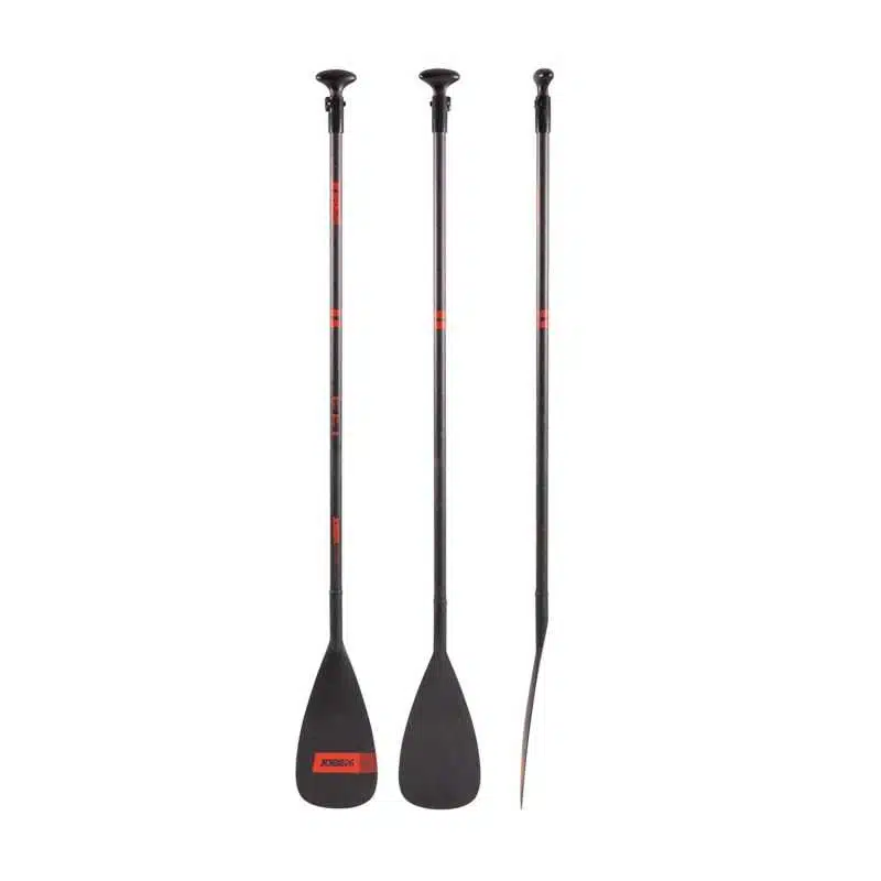 Pagaie Jobe Carbon Pro SUP carbone 135€ promo, 3 morceaux, transport facilité