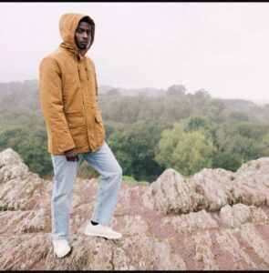 Parka mi-longue pour homme à capuche doublée en polyester recyclé, brun