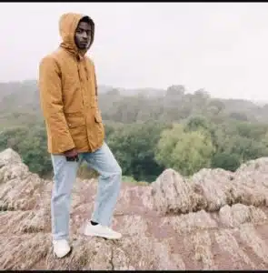 Parka mi-longue pour homme à capuche doublée en polyester recyclé, brun