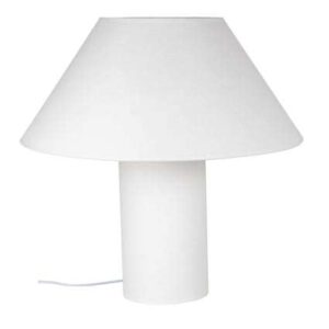 Lampe Vestal en papier mâché écru conique de Maisons du Monde - promotion