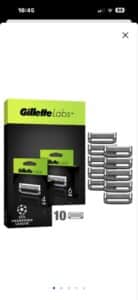 Lames Gillette Labs duo 2x10 – rasage premium en France