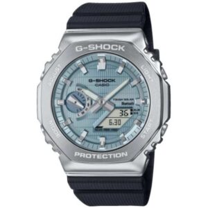 Montre Casio G-SHOCK GBM-2100A-1A2ER noire carbone, solaire et Bluetooth, 20 ATM