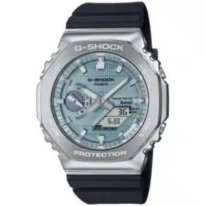 Montre Casio G-SHOCK GBM-2100A-1A2ER noire carbone, solaire et Bluetooth, 20 ATM